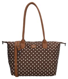Charm London Buckingham 20776 Dots white-dark brown