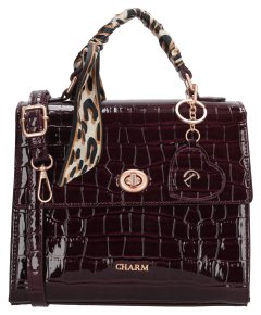 Charm London Knightsbridge 01383 Bordeaux red