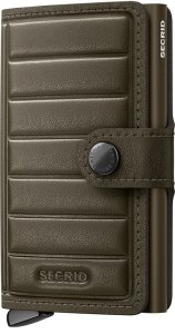 Secrid Premium Miniwallet Embossed Lines Cedar