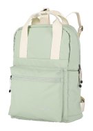 Travelite Basics Canvas Backpack Light green