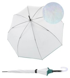Knirps C.760 Stick Transparent Stardust Agave