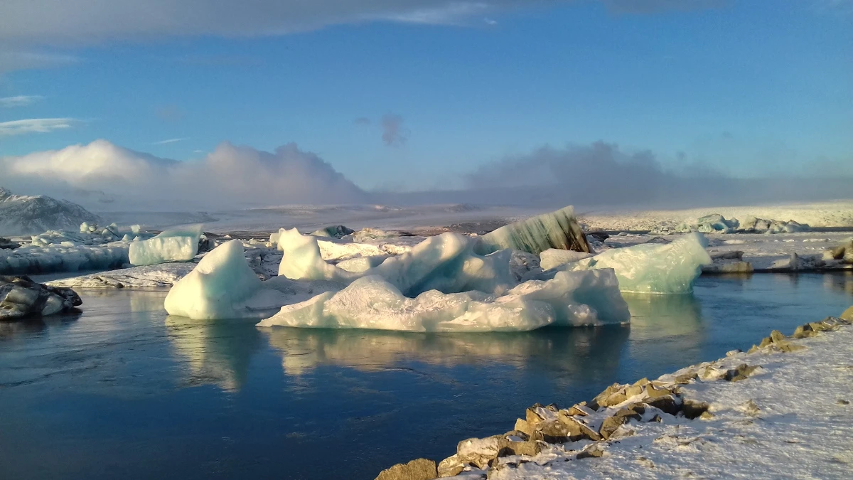 Lagune Jökulsárlón - Island