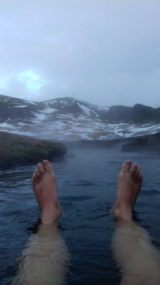 Thermalbad auf Island