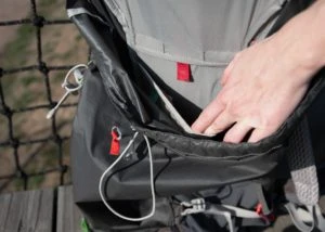 Vaude Zerum 38 - Trinkblasenfach Detail