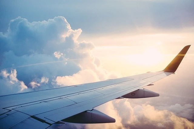 Flugzeug und Gelegenheiten.