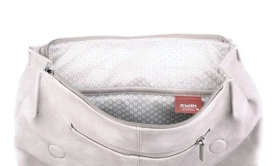 Kunstleder-Rucksack Zwei Mademoiselle MR13 Creme