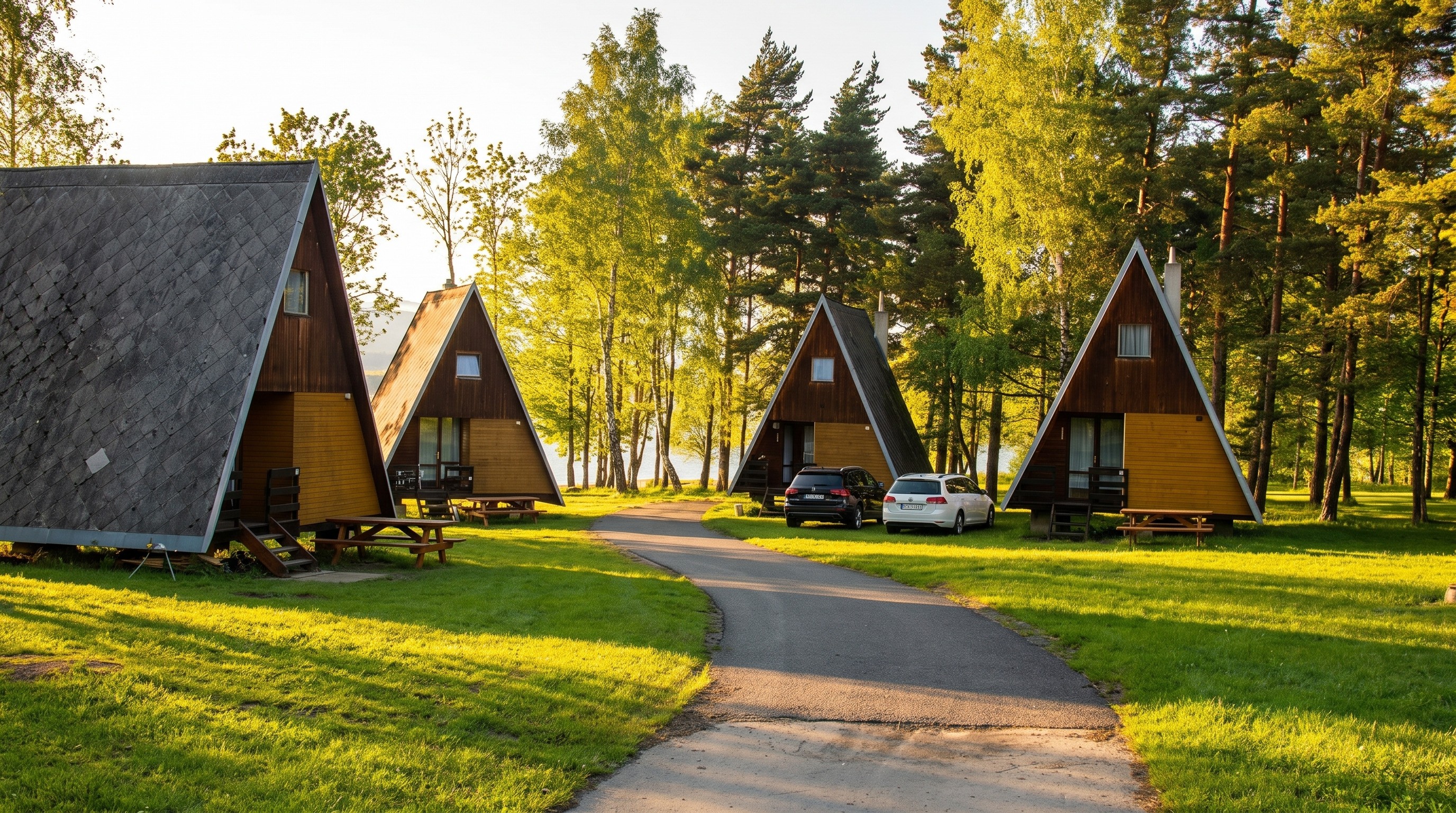 Campingplatz Olšina am Ufer des Lipno-Stausees