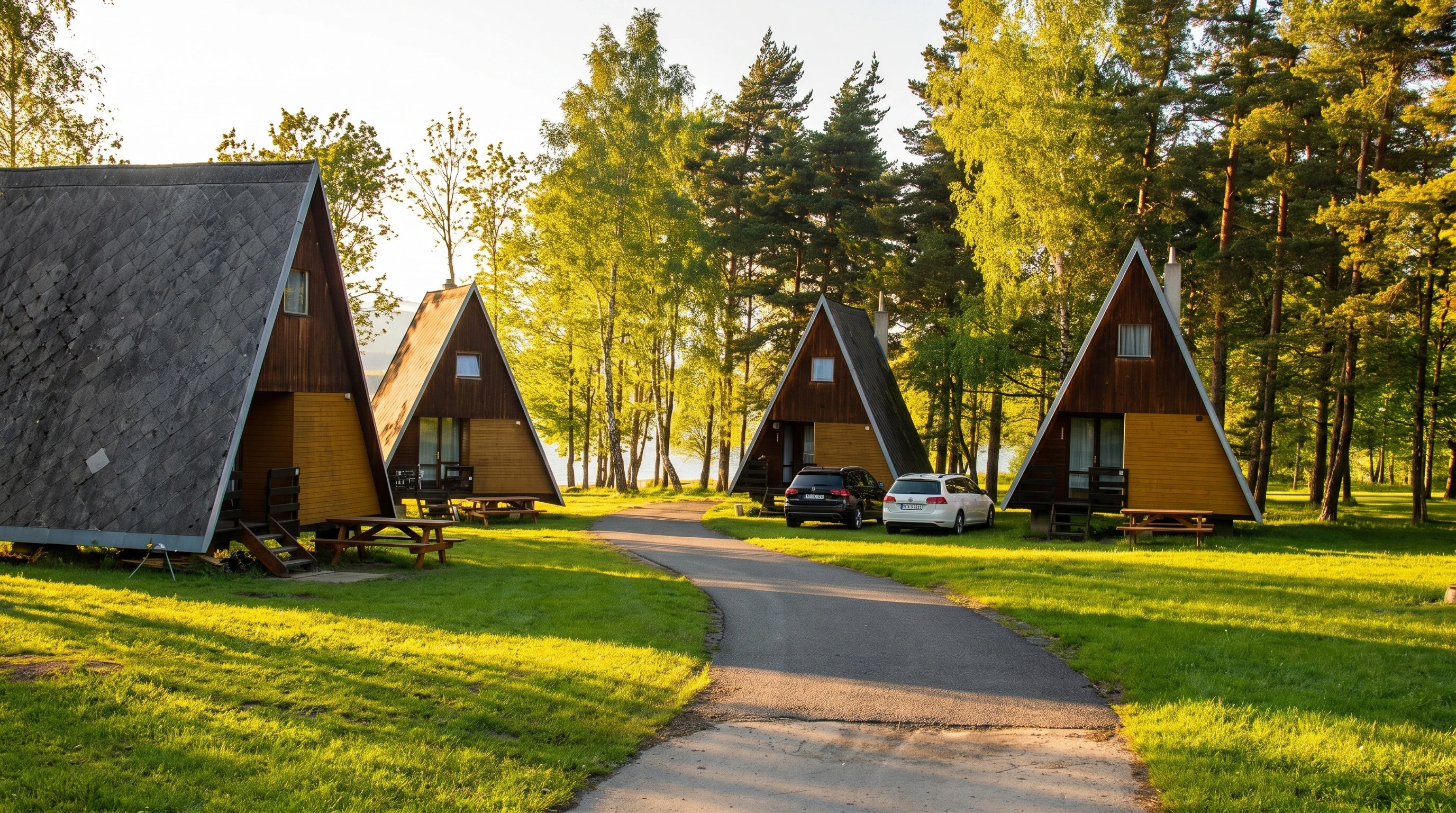 Campingplatz Olšina am Ufer des Lipno-Stausees