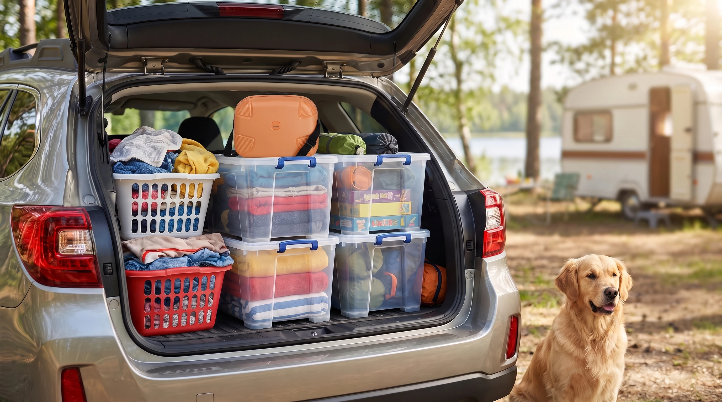Wie man für den Urlaub mit dem Auto packt