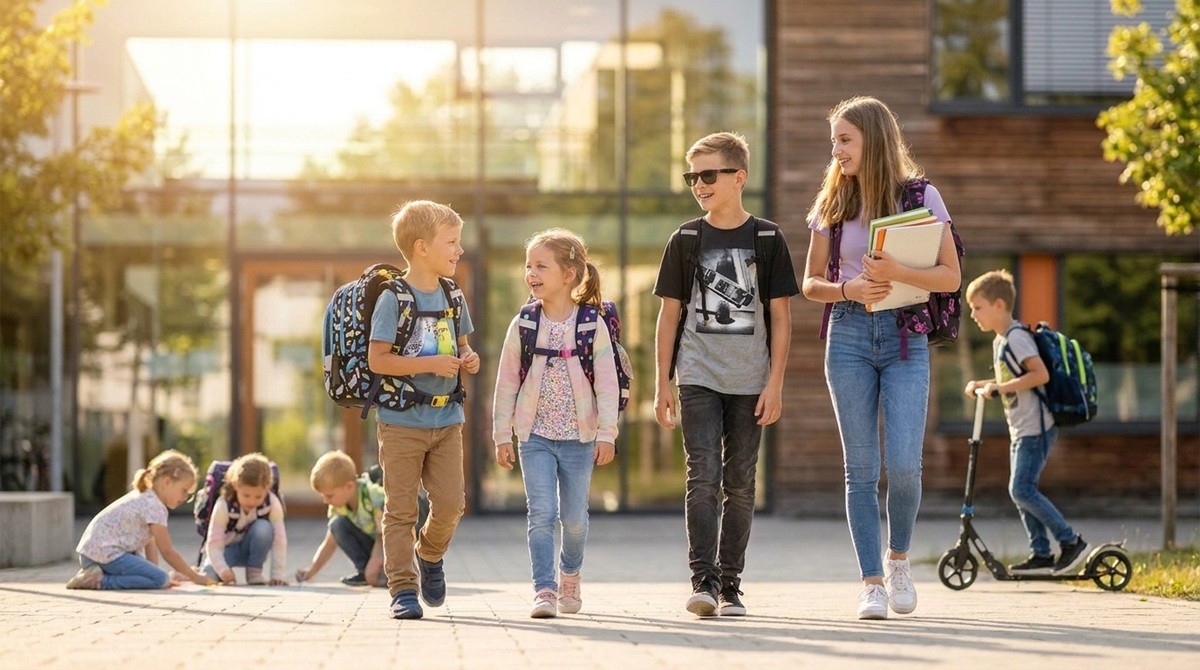 Wie wählt man einen Rucksack für die Volksschule und Unterstufe